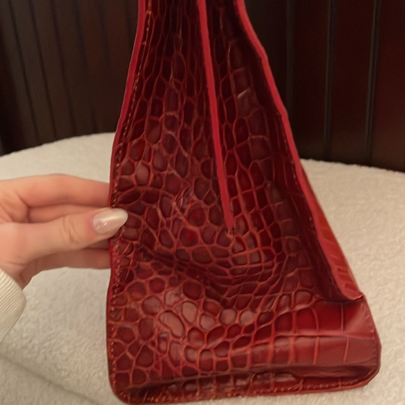 Furla, red leather tote - Picture 8 of 8